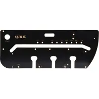 YATO YT-70890, Skabelon for montering af køkkenbordplader, Sort, 390 mm, 1000 mm, 1,2 cm