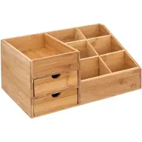 5 Five organizer i bambus til kosmetik, 3 skuffer