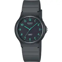 Casio Dameur MQ-24B-8BEF Pop Sort/Gummi Ø34.9 mm