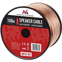 Macleans MCTV-512 - Bulkhøjttalerkabel - 1.5 mm² - 100 m - gennemsigtig