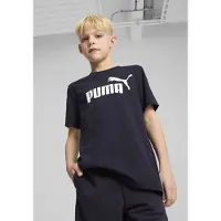 Puma ESS No. 1 Logo Tee Youth, Shop, New Navy, 7-8Y