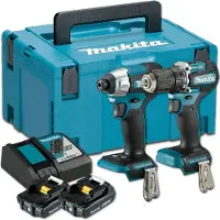 Makita værktøjssæt COMBO LI-LON 18V LXT DDF487+DTD157 2x2,0Ah