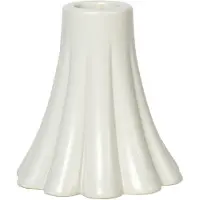 Broste Copenhagen Heli lysestage 8 cm Cream