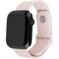 FIXED - Urrem for smart watch - silikone, 42/44/45/46 mm - pink - for Apple Watch Hermès Series 9, SE 3, Series 10, Series 11, Series 9, Ultra 2, Ultra 3
