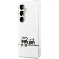 Karl Lagerfeld IML Peekaboo Karl & Choupette MagSafe Case for Samsung Galaxy S26 Plus - Transparent