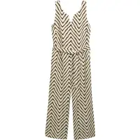 Tom Tailor Linen Slit ærmeløs Jumpsuit