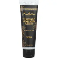 Shea Moisture SheaMoisture, Klargørende Ansigtsskum & Scrub, Afrikansk Sort Sukker, 4 oz (113 g)