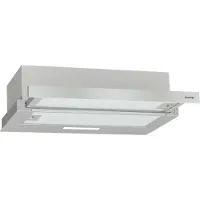 Gorenje Essential TH62E3X - Hætte - teleskopisk - bredde: 60 cm - dybde: 30.6 cm - udtrækning og recirkulation (-) - rustfrit stål