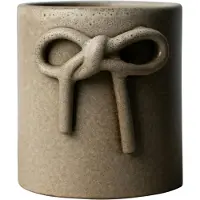 DBKD Bow krukke Ø11 cm Beige