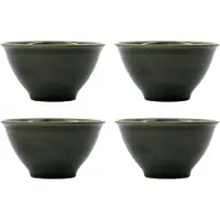 Nicolas Vahé Hala skål Ø12 cm 4-pak Grøn