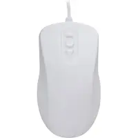 Active Key AK-PMH12 - Standard Sized - mus - medical, hygienic design - optisk - 5 knapper - kablet - USB - hvid