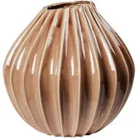 Broste Copenhagen Wide vase M 25 cm Fawn