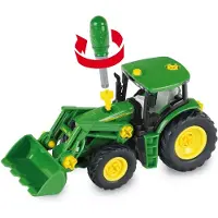 John Deere Traktor m. Frontlæsser - - OneSize - Bil