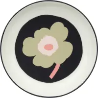 Marimekko Unikko dyb tallerken Ø20,5 cm Off white-charcoal-sand-pink