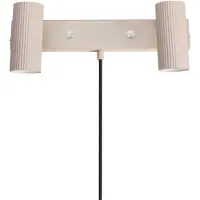 Globen Lighting Hubble 2 væglampe Beige