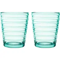 Iittala Aino Aalto drikkeglas 2 stk - 22 cl vandgrøn