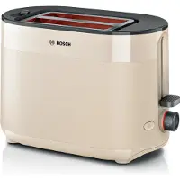 Bosch MyMoment TAT2M127 - Brødrister - 2 skive - 2 Holdere - fløde