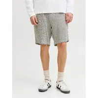 Jack & Jones Lærredsbukser 'JPStace' gran / hvid