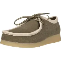 Clarks Herre Premium Wallabee Evo G Sko Olive Combi