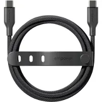PanzerGlass Empower by USB-C-kabel - 240W, 1.2m - sort