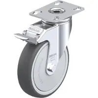 Blickle 846971 LKPA-PATH 126KF-FI Styrehjul med bremse Hjuldiameter: 125 mm Bæreevne (maks.): 120 kg 1 stk