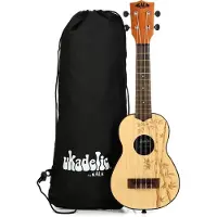 Kala Ukadelic Soprano Ukulele Bamboo Top