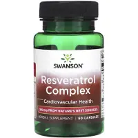 Swanson Health , Resveratrol Kompleks, 60 Kapsler