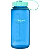 Nalgene drikkeflaske med brede overlæbe 0,5 L Blue