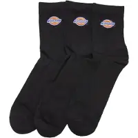 Dickies Strømper - 3 pak - Valley Grove - Sort - - 35/38 - Strømper