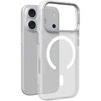 SBS Lightfeel iPhone 17 Pro-etui, kompatibelt med MagSafe – gennemsigtigt og hvidt