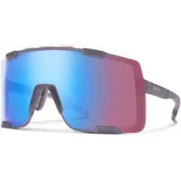 Smith - Solbriller - Syncline Matte Meteorite Crystal ChromaPop Low Light Rose Blue Mirror til Unisex - Lilla