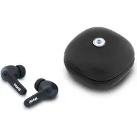 BMW læder metal logo ENC True Wireless øretelefoner - sort