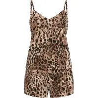 LASCANA Shorty beige / brun / sort