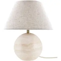 Globen Lighting Castello 35 bordlampe Beige travertin