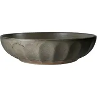 ERNST skål stentøj Grå-natur, Ø24 cm