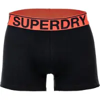 Superdry Boksershorts grå-meleret / orange / sort