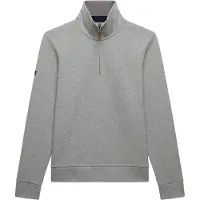 Superdry Superdrytil mænd. M2014535A Essential Half Zip Sweatshirt grå (L), Casual, Bomuld