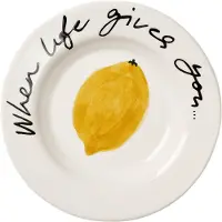 Pick a Poppy Lemon tapastallerken Gul, 15 cm