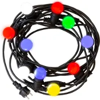 Spectrum LED Garland 5m lyssløjfe 10xE27 lamper IP44