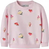Name it Sweatshirt gul / grøn / rød / purpur