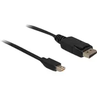 DeLOCK Mini DisplayPort 1.2 til DisplayPort-kabel, 1 m (4K)