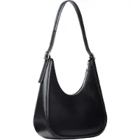 Calvin Klein Skuldertaske 'Contrast Monogram Hobo' sort / hvid
