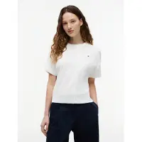 Tommy Hilfiger Shirts 'Batwing Sleeve' hvid