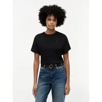 Tommy Hilfiger Shirts 'Batwing Sleeve' kirsebærsrød / sort / hvid