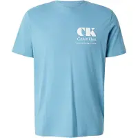 Calvin Klein Jeans Bluser & t-shirts himmelblå / hvid