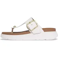 FitFlop Fitfloptil kvinder. B1H-194 Sandaler i læder Gen FF Spænde hvid (36), Fast, Ingen, Casual