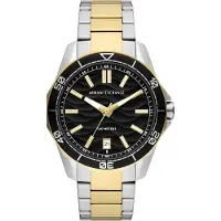 Armani Exchange Herreur AX1956 Spencer Sort/Guldtonet stål Ø44 mm