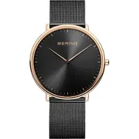 Bering 15739-166 Ultra Slim Sort/Stål Ø39 mm