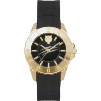 Philipp Plein Dameur PSKBA0223 Glam Sort/Gummi Ø40 mm
