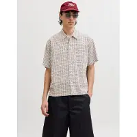Jack & Jones Skjorte khaki / oliven / hvid